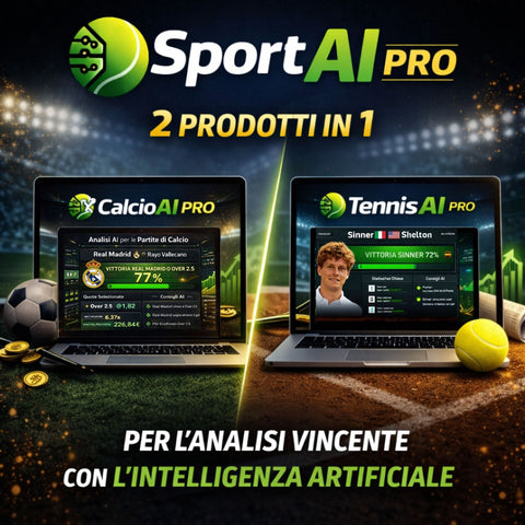 SportAI Pro Event Pack - CalcioAI Pro + TennisAI Pro